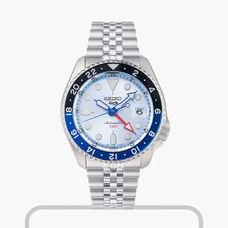 Seiko 5 Sports GMT Ice Blue Limited Edition Men’s Watch- SSK029K1